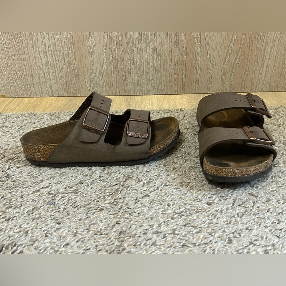 Birkenstock Arizona Sandals Mocha Unisex Child's Brown Size 30 12 Outdoor Summer